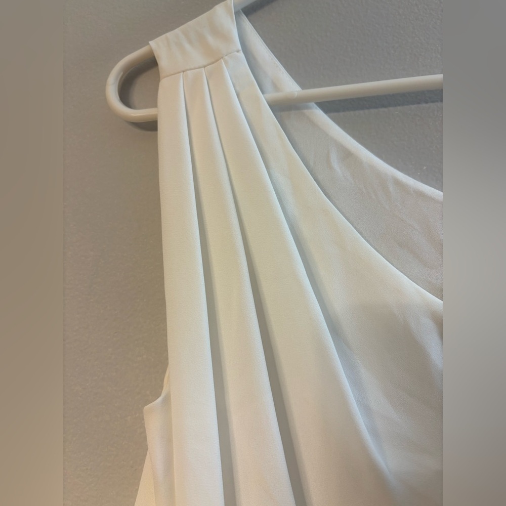 Max & Cleo White One Shoulder Sundress - Picture 4 of 10